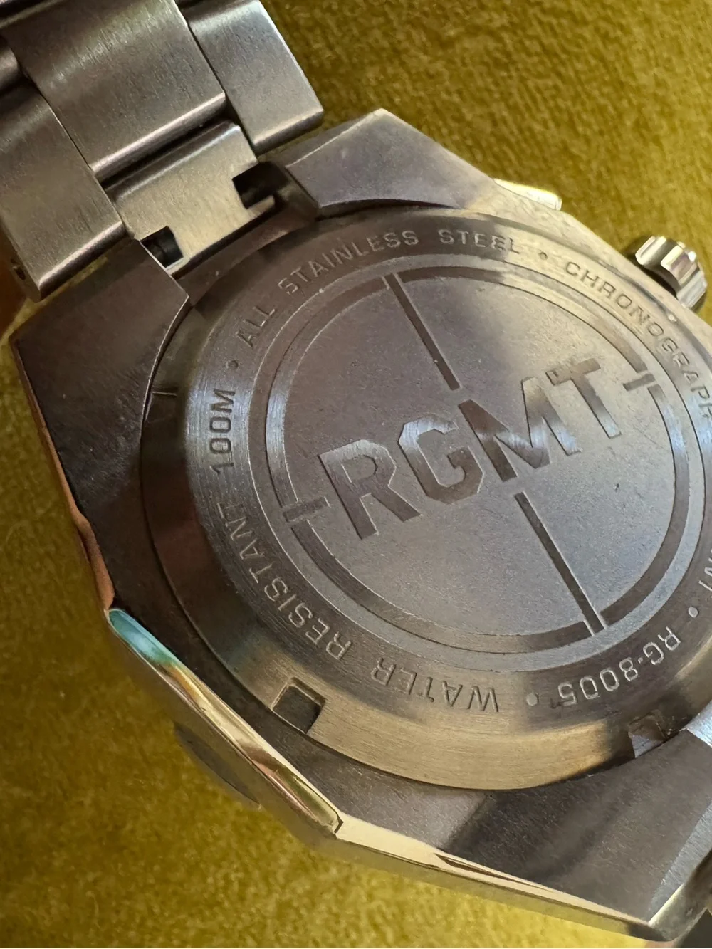 RGMT Tactical Green Chronograph Watch